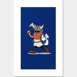 Viking Berserker Cartoon Posters and Art